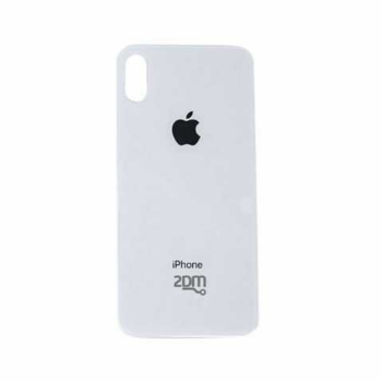 TAPA POSTERIOR IPH X / HUECO GRANDE / APPLE / BLANCO