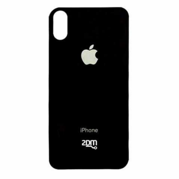 TAPA POSTERIOR IPH XS MAX / HUECO GRANDE / APPLE / NEGRO