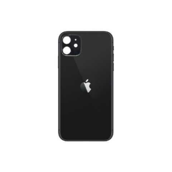 TAPA POSTERIOR IPH 11 / HUECO GRANDE / APPLE / NEGRO