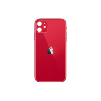 TAPA POSTERIOR IPH 11 / HUECO GRANDE / APPLE / ROJO
