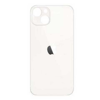 TAPA POSTERIOR IPH 13 / HUECO GRANDE / APPLE / BLANCO