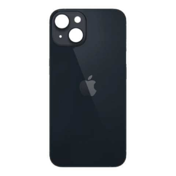 TAPA POSTERIOR IPH 14 / HUECO GRANDE / APPLE / NEGRO