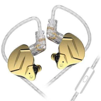 AUDIFONOS KZ ZSN PRO X C/MIC / DORADO