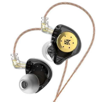 AUDIFONOS KZ EDX PRO C/MIC / NEGRO