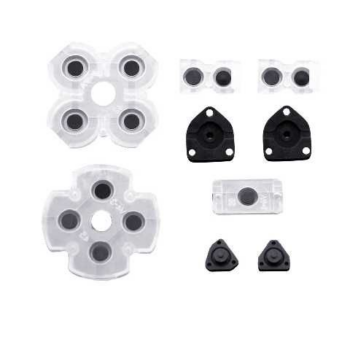 MEMBRANA DE SILICON SET COMPLETO BOTONES CONTROL PS4 / PLAYSTATION