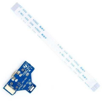 FLEX CARGA / PLACA PCB 14 PINES CON CABLE JDS-001 CONTROL PS4 / PLAYSTATION