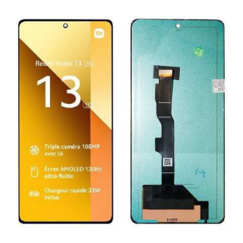 DISPLAY + TACTIL REDMI NOTE 13 / C/MARCO / VER 5G / OLED / XIAOMI / NEGRO