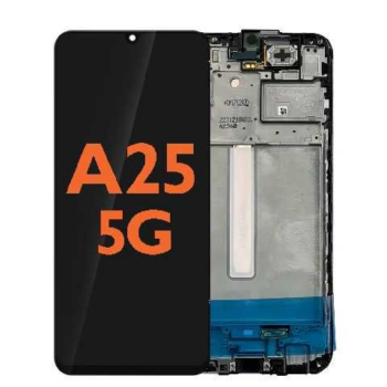DISPLAY + TACTIL  A25 / OLED / C/MARCO / SAMSUNG / NEGRO