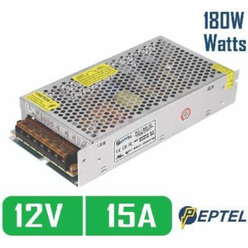 FUENTE DE PODER TRANSFORMADOR CCTV 110V A 12V - 15AMP / 50-60HZ