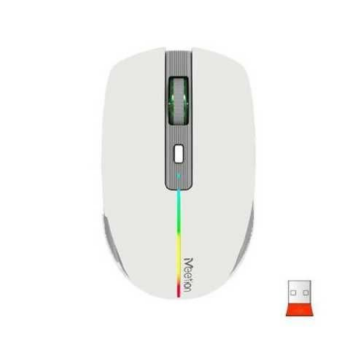MOUSE MEETION BTM002 BT INALAMBRICO RECARGABLE 2.4 GHZ / BLANCO