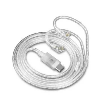 CABLE KZ M2 DUAL TIPO C C/MIC / SILVER