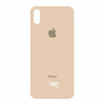 TAPA POSTERIOR IPH XS / HUECO GRANDE / APPLE / DORADO