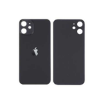 TAPA POSTERIOR IPH 12 / HUECO GRANDE / APPLE / NEGRO