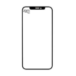 GLASS + TOUCH + MARCO IPH XS / APPLE / NEGRO