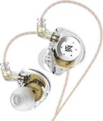 AUDIFONOS KZ EDX PRO C/MIC / TRANSPARENTE