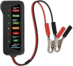 TESTER PROBADOR E BATERIAS 12V PARA CARRO / MOTO