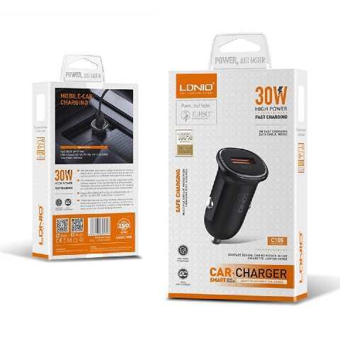 4482_imagen_1.png CARGADOR VEHICULAR LDNIO C105 / 30W / TIPO IPH - Imagen 1
