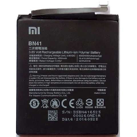 839_imagen_1.png BATERIA REDMI NOTE 4 4X BN41 ORIGINAL / XIAOMI - Imagen 1