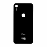 TAPA POSTERIOR IPH XR / HUECO GRANDE / APPLE / NEGRO