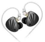 AUDIFONOS KZ KRILA C/MIC / NEGRO