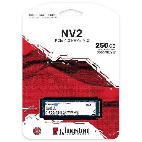 4324_imagen_2.png DISCO SSD NV2 / NVMe M.2 KINGSTON / 250GB / 3000MBPs - Imagen 1