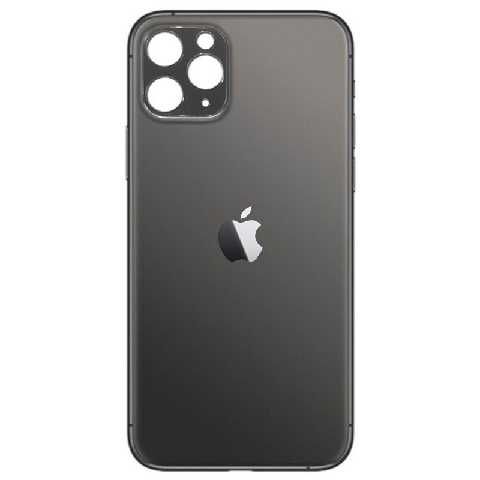 3243_imagen_1.png TAPA POSTERIOR IPH 11 PRO / HUECO GRANDE / APPLE / NEGRO - Imagen 1