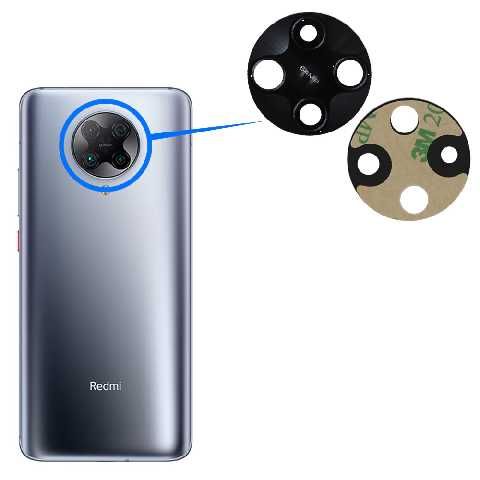 3975_imagen_1.png LENTE / VIDRIO CAMARA POCO F2 PRO / XIAOMI / NEGRO - Imagen 1