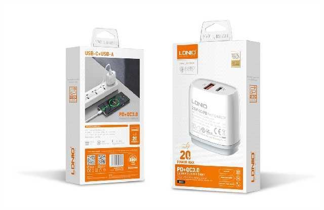 4081_imagen_2.png CARGADOR LDNIO Q229 / 20W / TIPO C - C - Imagen 1