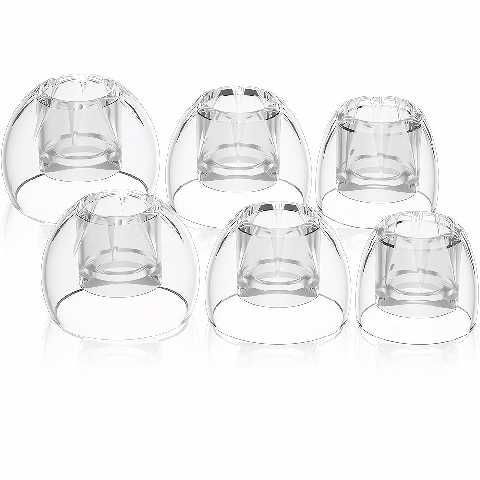 4574_imagen_2.png EARTIPS ALMOHADILLAS SILICONE LIQUIDO LS01 AUDIFONOS KZ (3 PARES) / BLANCO - Imagen 1